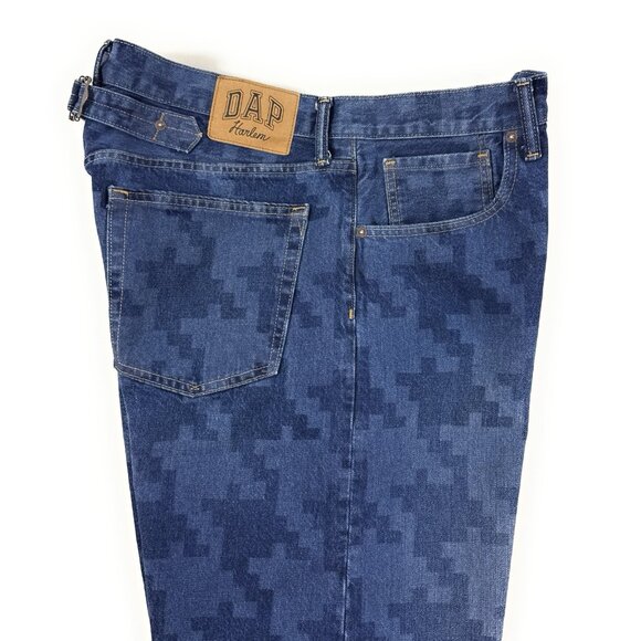 Gap x Dap Cotton 90s Loose Jeans Size 36x32 Harlem Dapper Dan Limited Edition - Picture 1 of 12